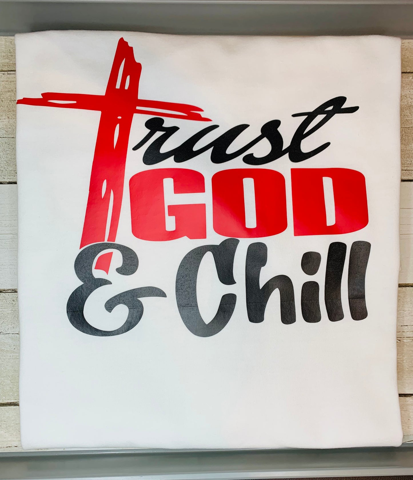 Trust God & Chill Youth Tshirt